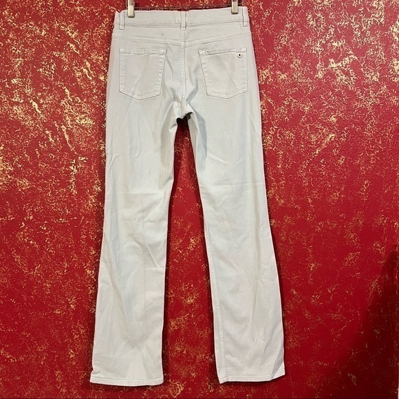 LORO PIANA Women's Mathias Trouser Light Mint High Rise Jeans Denim 42 6 - Picture 2 of 10